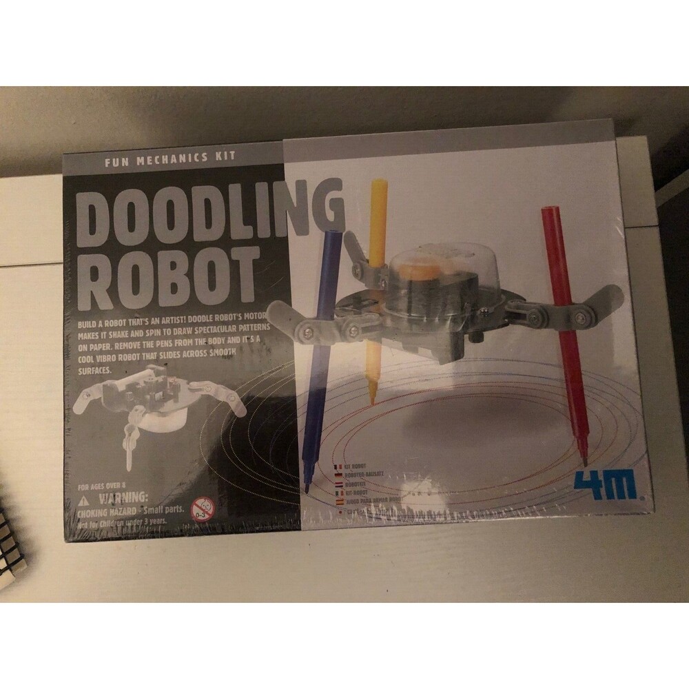 4M KidzRobotix Doodling Robot DIY Science Engineering Robotics Kit